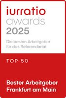 Iurratio 2025 Bester Arbeitgeber Frankfurt am Main