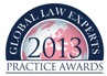 Логотип Global Law Experts Practice Awards 2013