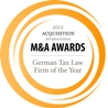 WINHELLER is Germany's Tax Law Firm of the Year 2013