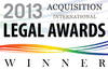 Legal Awards Winner Logo 2013 WINHELLER Legal Awards Winner Logo 2013 WINHELLER