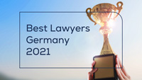 Handelsblatt "Лучшие юристы Германии 2021 г.