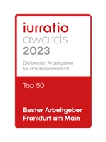 Iurratio 2023 Top Kanzlei Frankfurt am Main