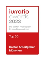 Iurratio Awards 2023 Kanzleien Iurratio 2023 Top Kanzlei München