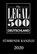 Legal 500 Deutschland 2020 – Top 2 im Nonprofit-Sektor Legal 500 Deutschland 2020 – Top 2 im Nonprofit-Sektor