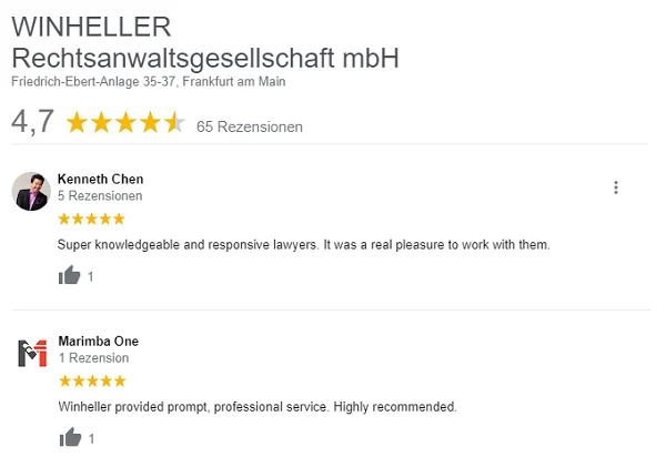 Bild Google Reviews