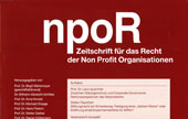 npoR-Artikel zur Reform des Stiftungsrechts npoR-Artikel zur Reform des Stiftungsrechts